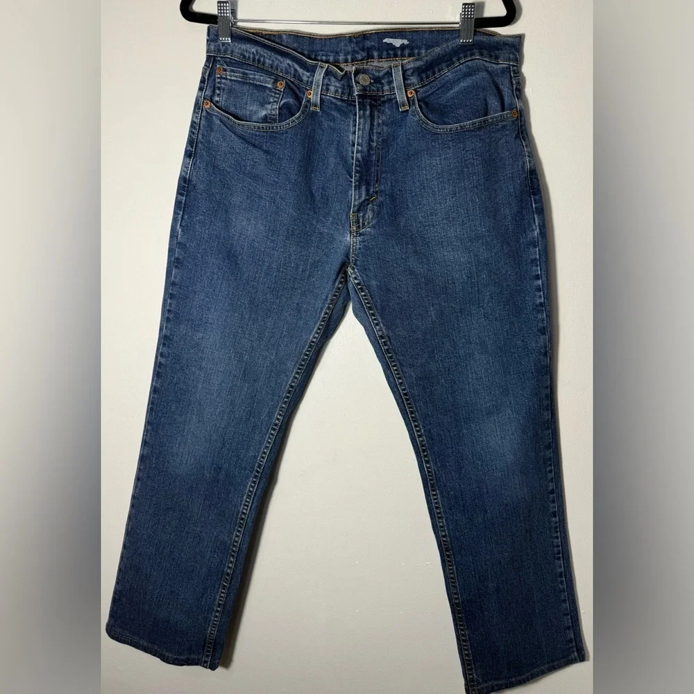 Levi's Men's Straight Jeans in Deep Blue